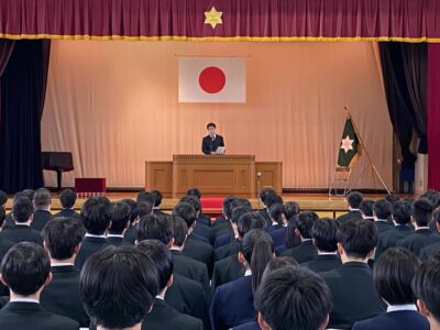 【同窓会】令和6年度同窓会入会式を挙行しました